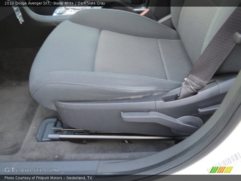 Stone White / Dark Slate Gray 2010 Dodge Avenger SXT