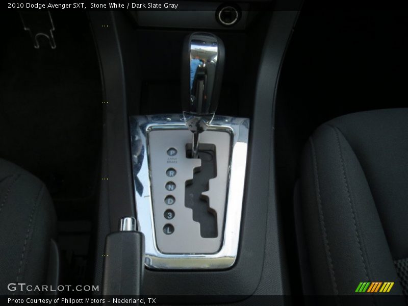 Stone White / Dark Slate Gray 2010 Dodge Avenger SXT