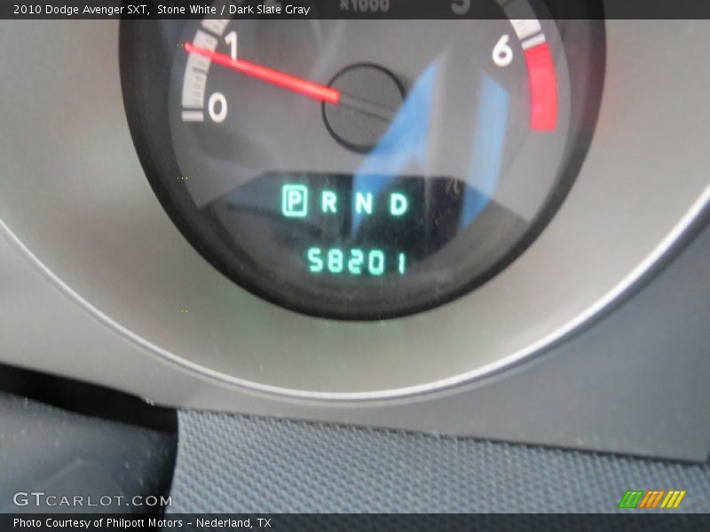 Stone White / Dark Slate Gray 2010 Dodge Avenger SXT