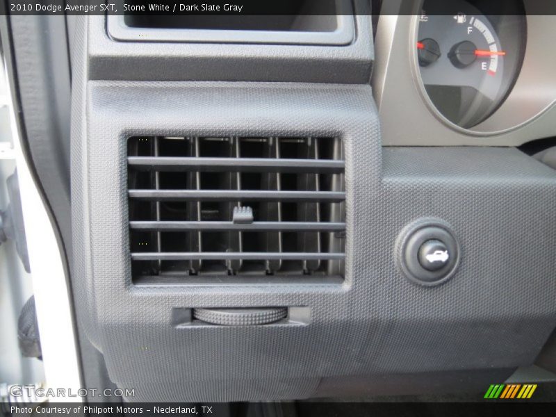 Stone White / Dark Slate Gray 2010 Dodge Avenger SXT
