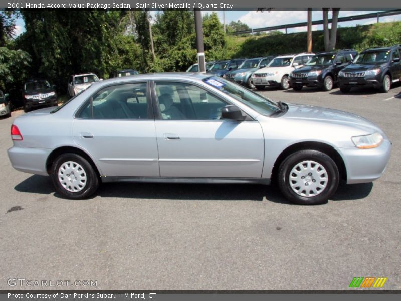 Satin Silver Metallic / Quartz Gray 2001 Honda Accord Value Package Sedan