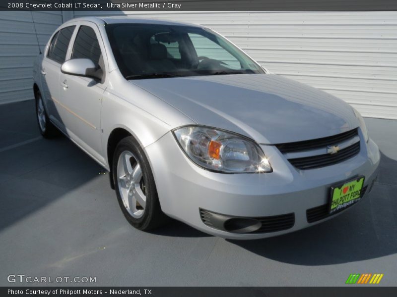 Ultra Silver Metallic / Gray 2008 Chevrolet Cobalt LT Sedan