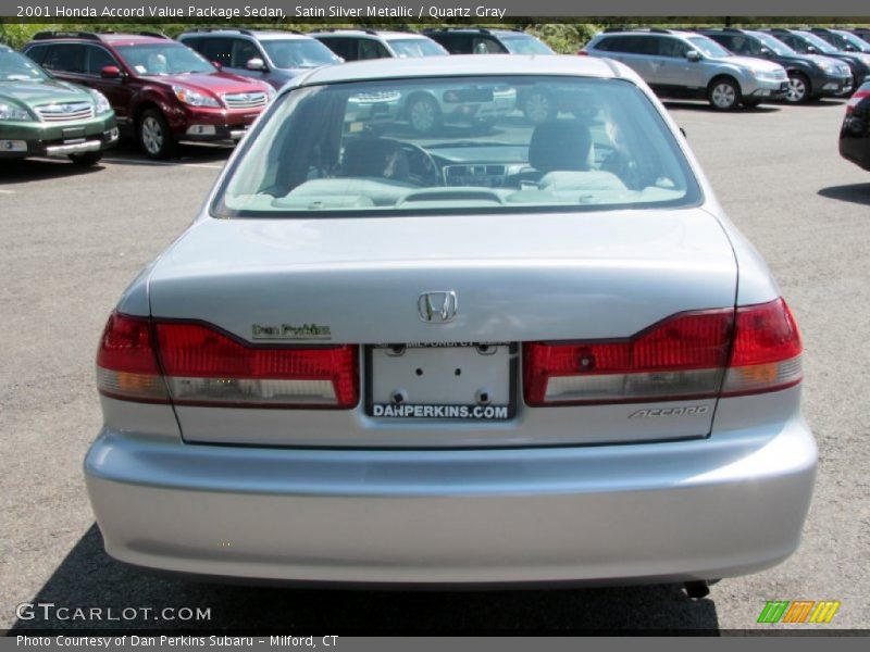 Satin Silver Metallic / Quartz Gray 2001 Honda Accord Value Package Sedan