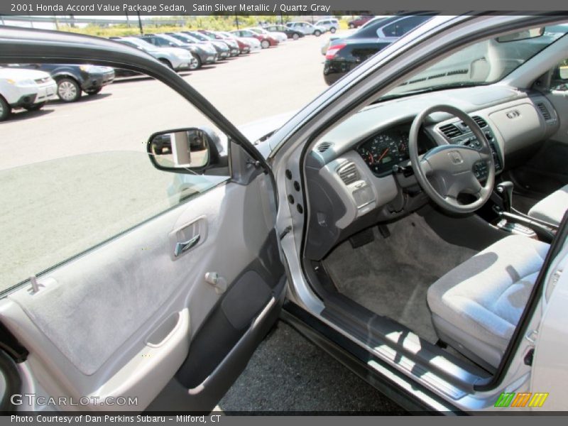 Satin Silver Metallic / Quartz Gray 2001 Honda Accord Value Package Sedan