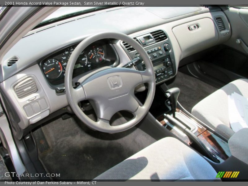 Satin Silver Metallic / Quartz Gray 2001 Honda Accord Value Package Sedan