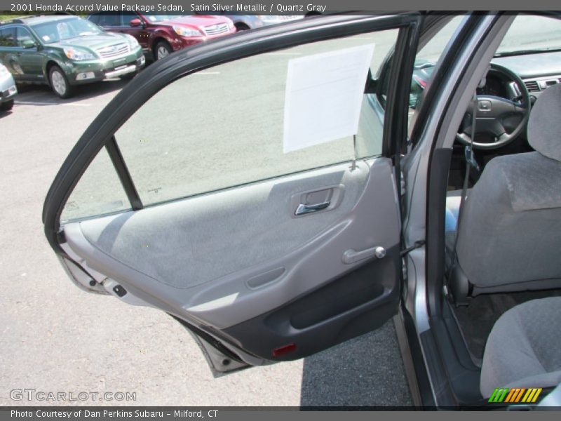 Satin Silver Metallic / Quartz Gray 2001 Honda Accord Value Package Sedan