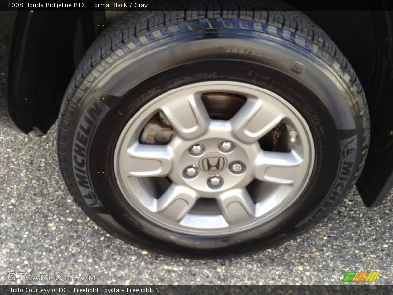 Formal Black / Gray 2008 Honda Ridgeline RTX