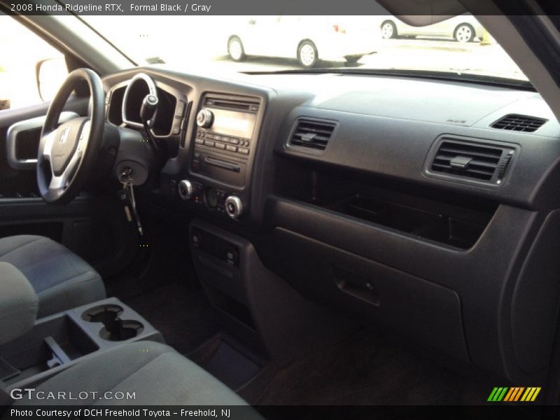 Formal Black / Gray 2008 Honda Ridgeline RTX