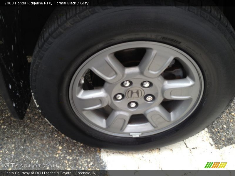 Formal Black / Gray 2008 Honda Ridgeline RTX