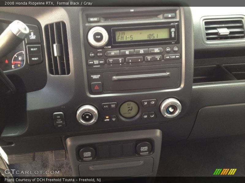 Formal Black / Gray 2008 Honda Ridgeline RTX