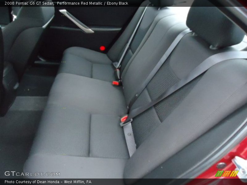 Performance Red Metallic / Ebony Black 2008 Pontiac G6 GT Sedan