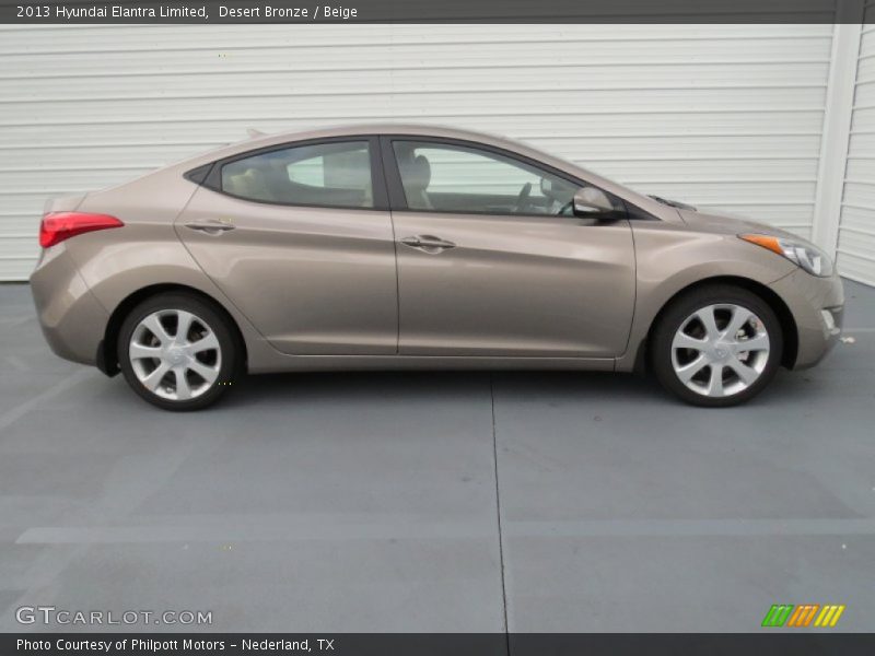  2013 Elantra Limited Desert Bronze