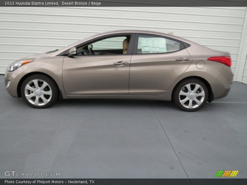  2013 Elantra Limited Desert Bronze