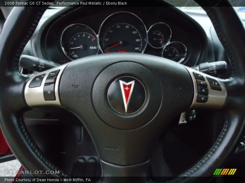Performance Red Metallic / Ebony Black 2008 Pontiac G6 GT Sedan