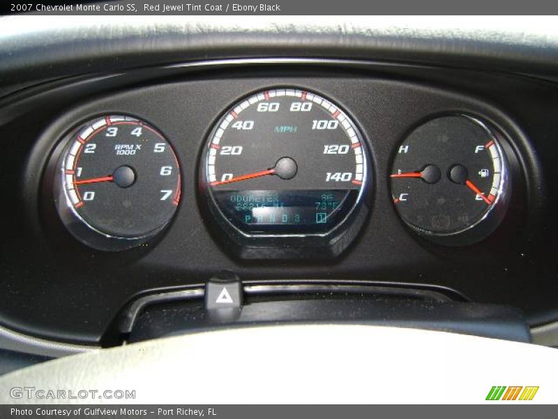 Red Jewel Tint Coat / Ebony Black 2007 Chevrolet Monte Carlo SS