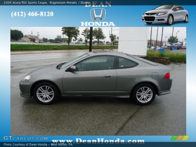 Magnesium Metallic / Ebony 2006 Acura RSX Sports Coupe