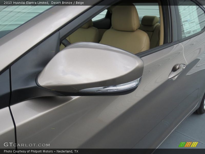 Desert Bronze / Beige 2013 Hyundai Elantra Limited