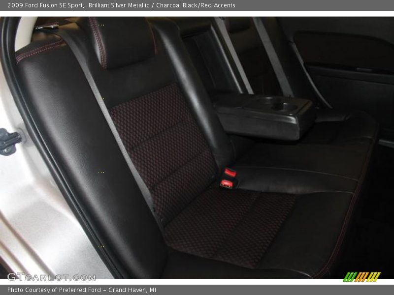 Brilliant Silver Metallic / Charcoal Black/Red Accents 2009 Ford Fusion SE Sport