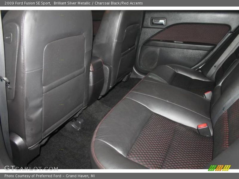 Brilliant Silver Metallic / Charcoal Black/Red Accents 2009 Ford Fusion SE Sport