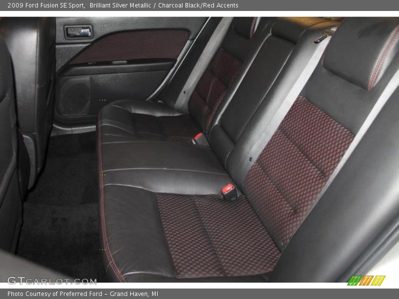 Brilliant Silver Metallic / Charcoal Black/Red Accents 2009 Ford Fusion SE Sport