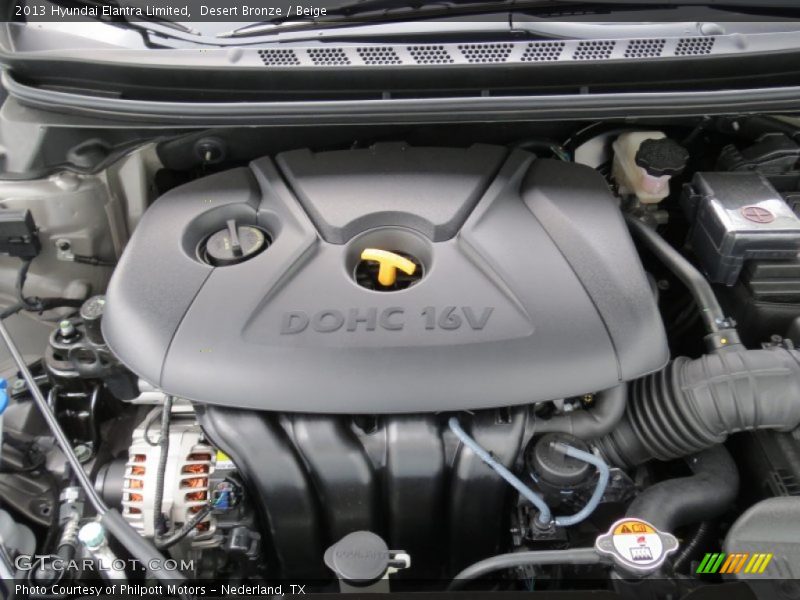  2013 Elantra Limited Engine - 1.8 Liter DOHC 16-Valve D-CVVT 4 Cylinder