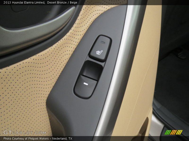 Desert Bronze / Beige 2013 Hyundai Elantra Limited