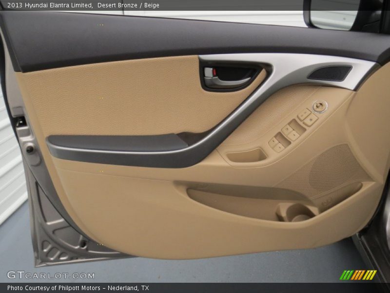 Desert Bronze / Beige 2013 Hyundai Elantra Limited