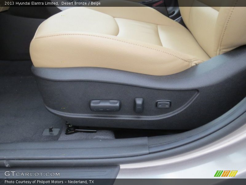 Desert Bronze / Beige 2013 Hyundai Elantra Limited