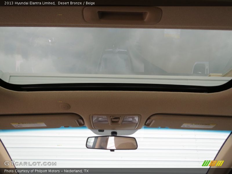 Desert Bronze / Beige 2013 Hyundai Elantra Limited