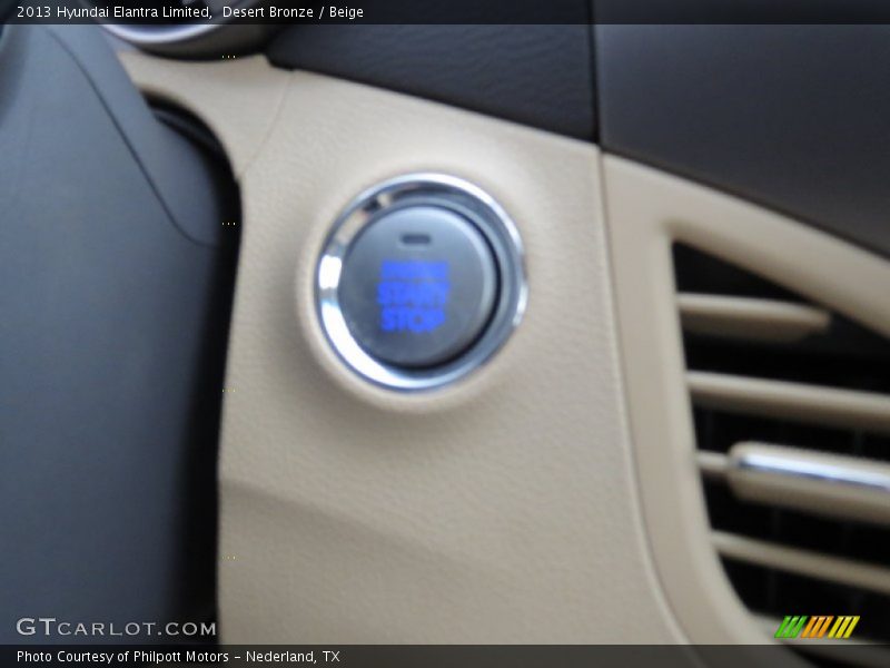Desert Bronze / Beige 2013 Hyundai Elantra Limited
