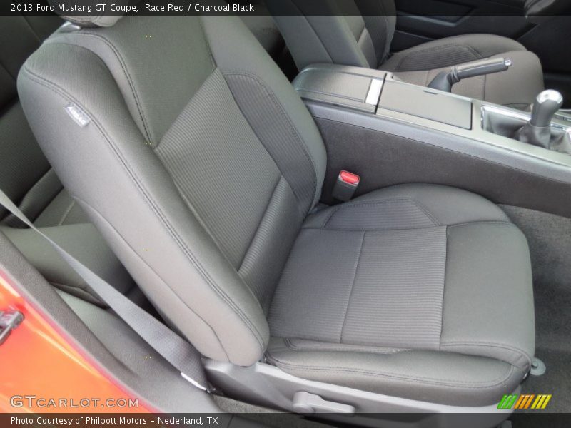 Front Seat of 2013 Mustang GT Coupe