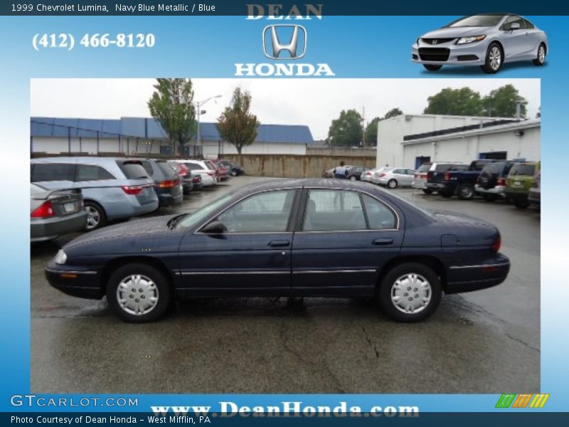 Navy Blue Metallic / Blue 1999 Chevrolet Lumina