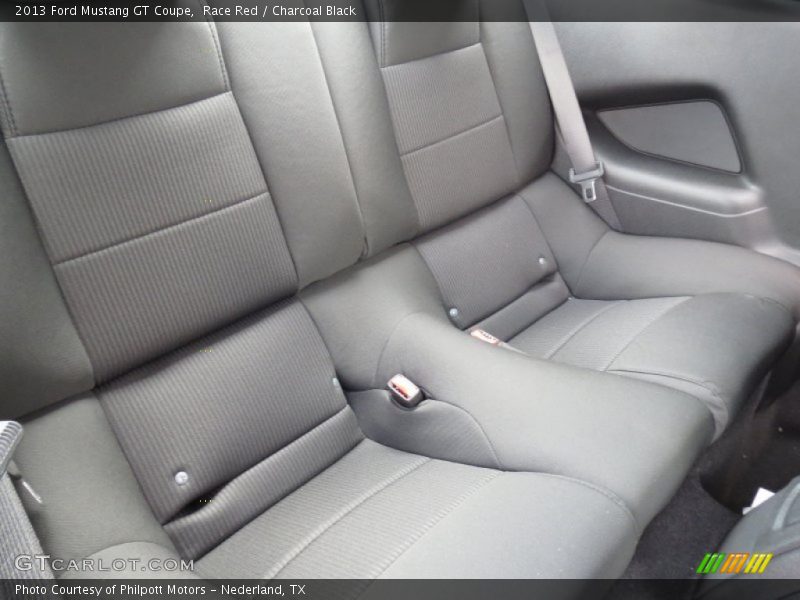 Rear Seat of 2013 Mustang GT Coupe