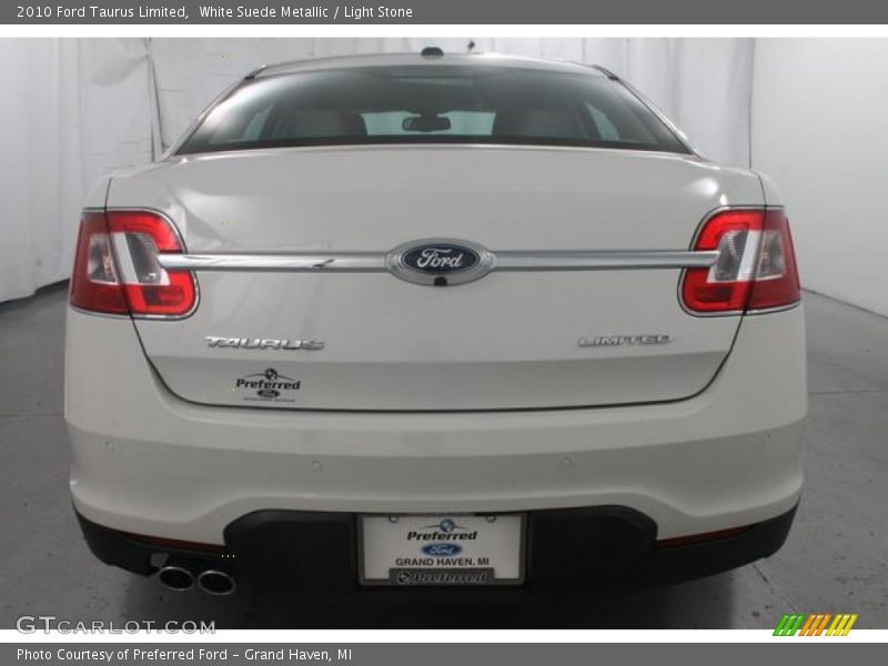 White Suede Metallic / Light Stone 2010 Ford Taurus Limited