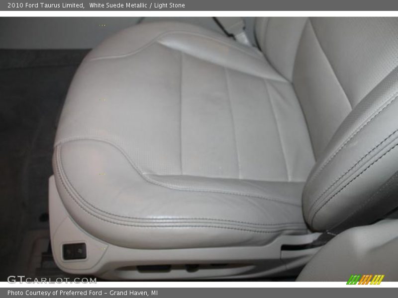 White Suede Metallic / Light Stone 2010 Ford Taurus Limited