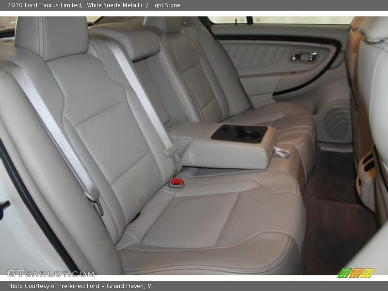 White Suede Metallic / Light Stone 2010 Ford Taurus Limited