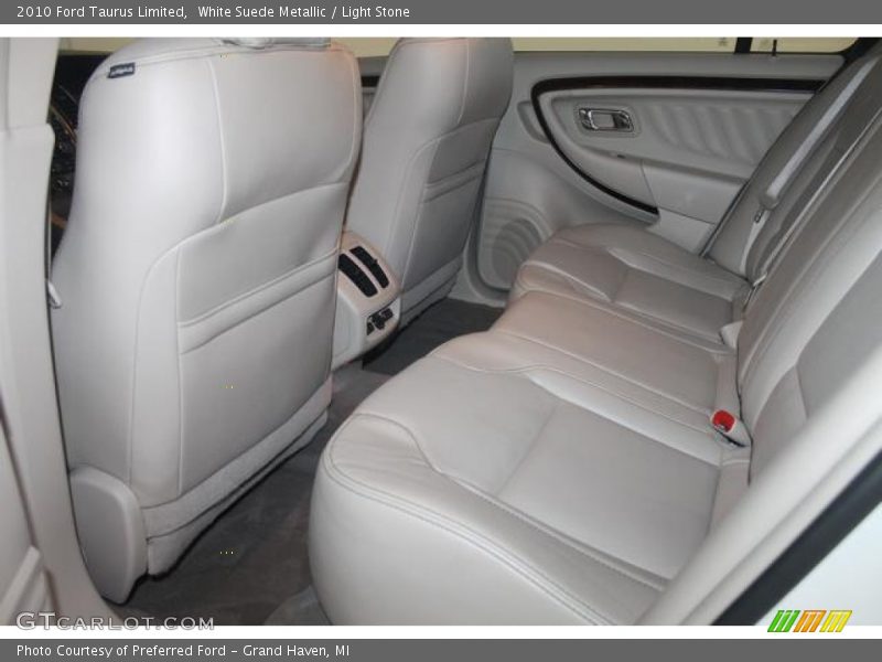 White Suede Metallic / Light Stone 2010 Ford Taurus Limited
