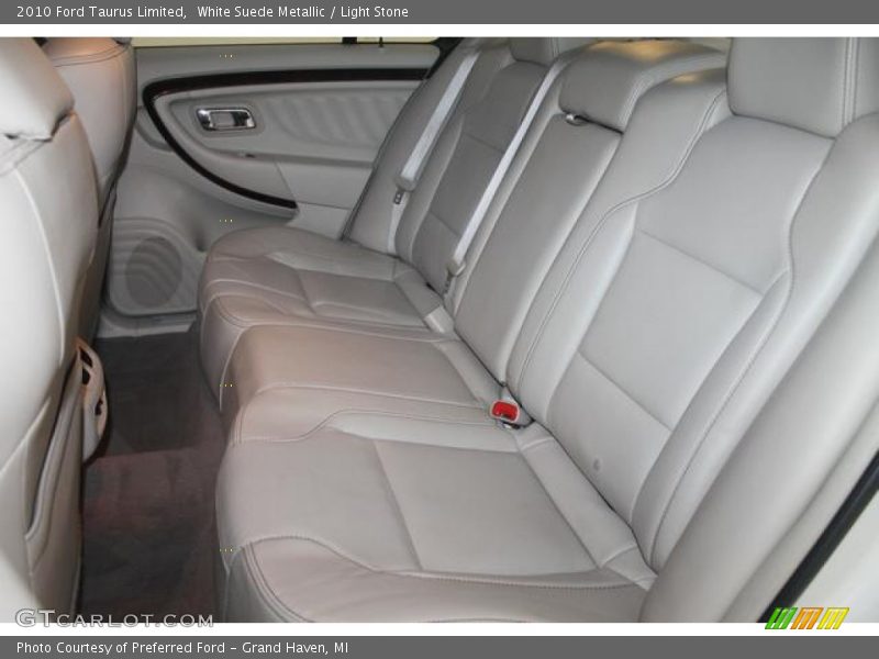 White Suede Metallic / Light Stone 2010 Ford Taurus Limited