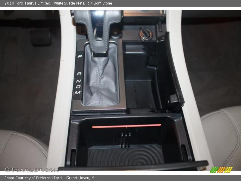 White Suede Metallic / Light Stone 2010 Ford Taurus Limited