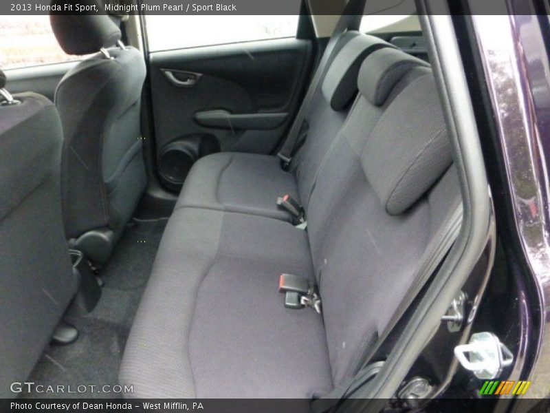 Rear Seat of 2013 Fit Sport