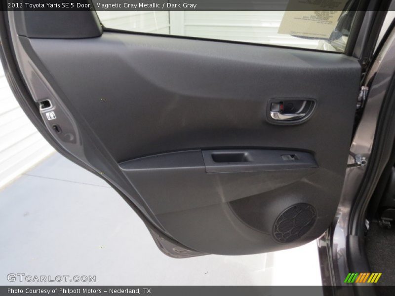 Magnetic Gray Metallic / Dark Gray 2012 Toyota Yaris SE 5 Door