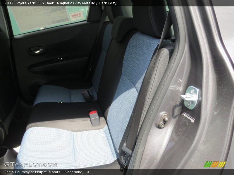 Magnetic Gray Metallic / Dark Gray 2012 Toyota Yaris SE 5 Door