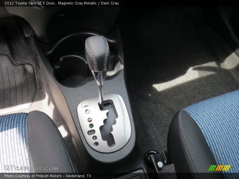 Magnetic Gray Metallic / Dark Gray 2012 Toyota Yaris SE 5 Door