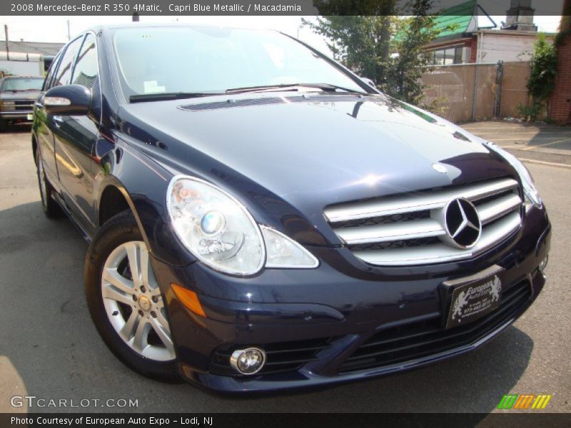 Capri Blue Metallic / Macadamia 2008 Mercedes-Benz R 350 4Matic