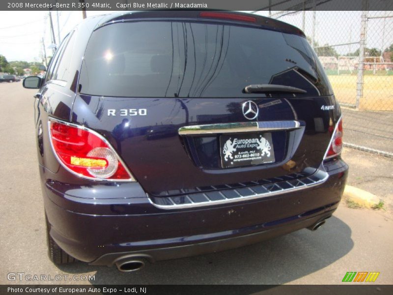 Capri Blue Metallic / Macadamia 2008 Mercedes-Benz R 350 4Matic