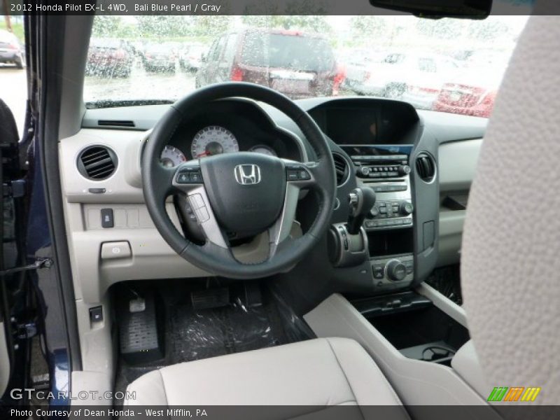Bali Blue Pearl / Gray 2012 Honda Pilot EX-L 4WD