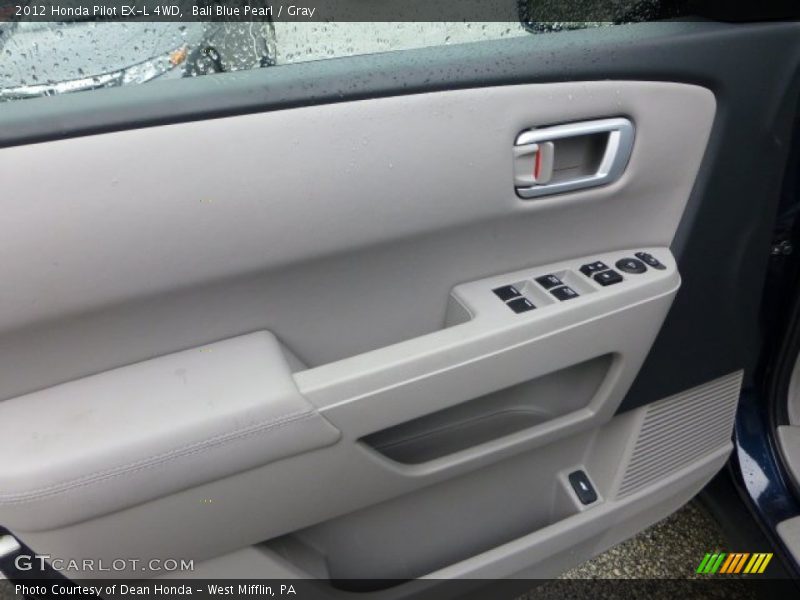 Bali Blue Pearl / Gray 2012 Honda Pilot EX-L 4WD