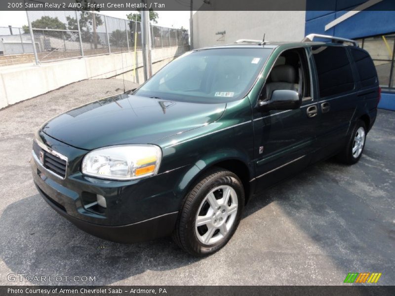 Forest Green Metallic / Tan 2005 Saturn Relay 2 AWD