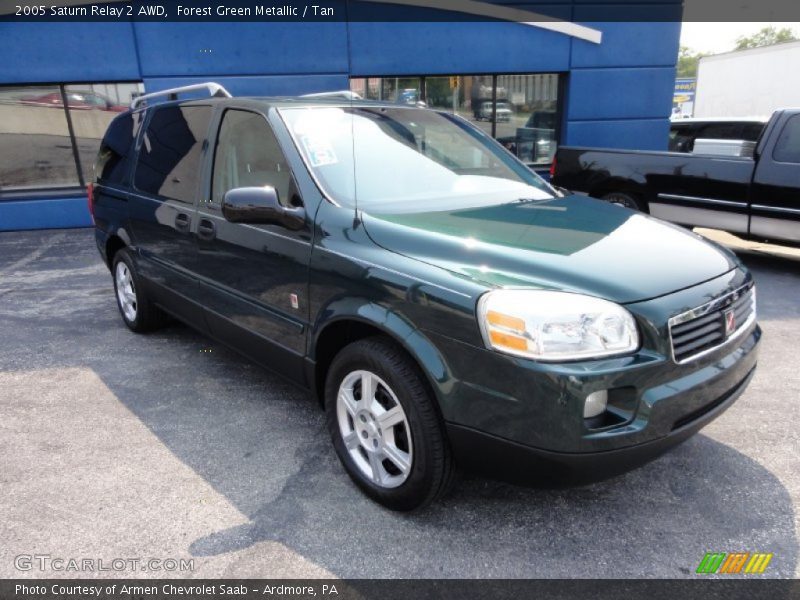 Forest Green Metallic / Tan 2005 Saturn Relay 2 AWD
