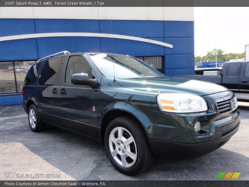 Forest Green Metallic / Tan 2005 Saturn Relay 2 AWD
